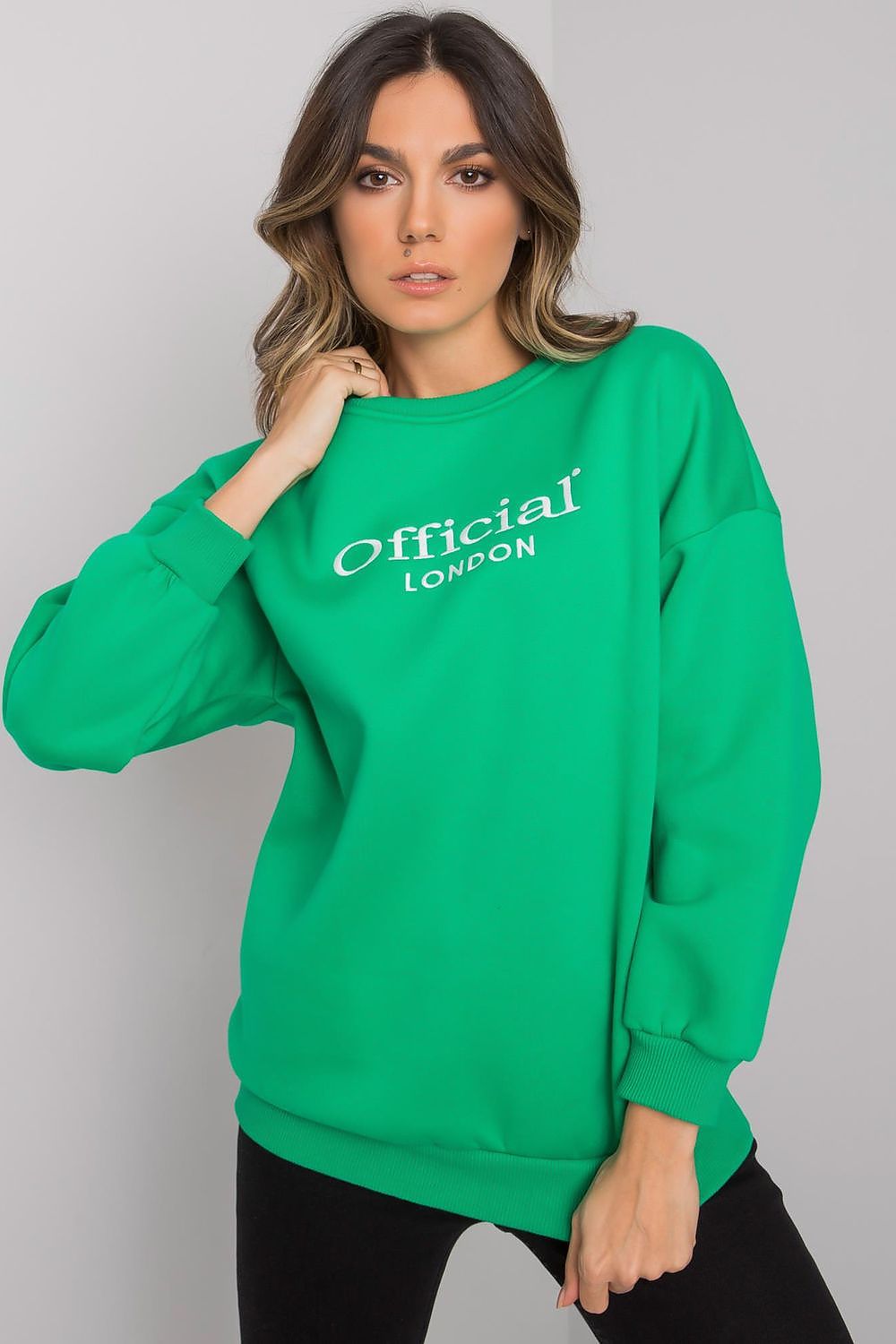   Bluza Damska Model EM-BL-702.46 Green - Ex Moda 