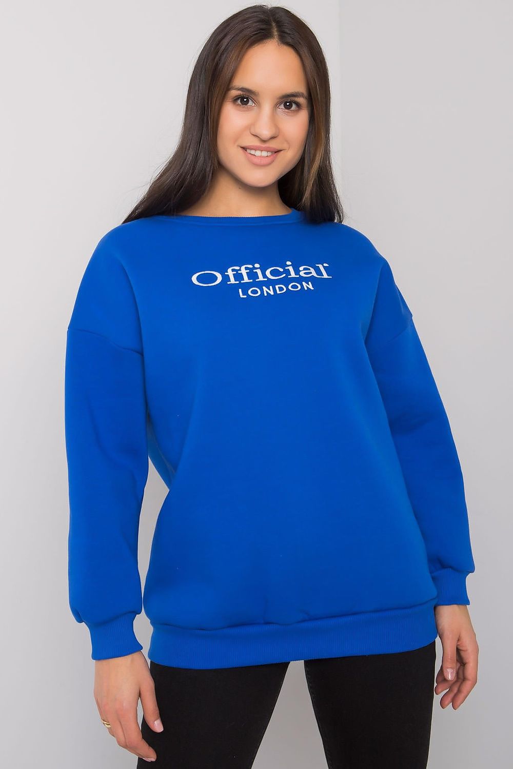   Bluza Damska Model EM-BL-702.46 Dark Blue - Ex Moda 