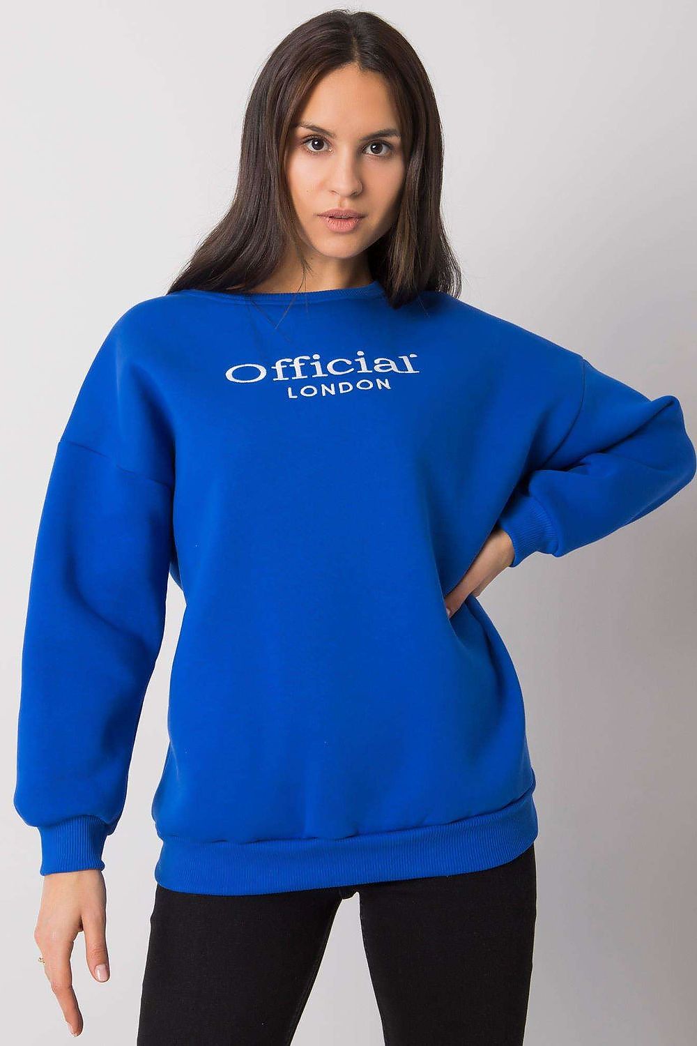   Bluza Damska Model EM-BL-702.46 Dark Blue - Ex Moda 