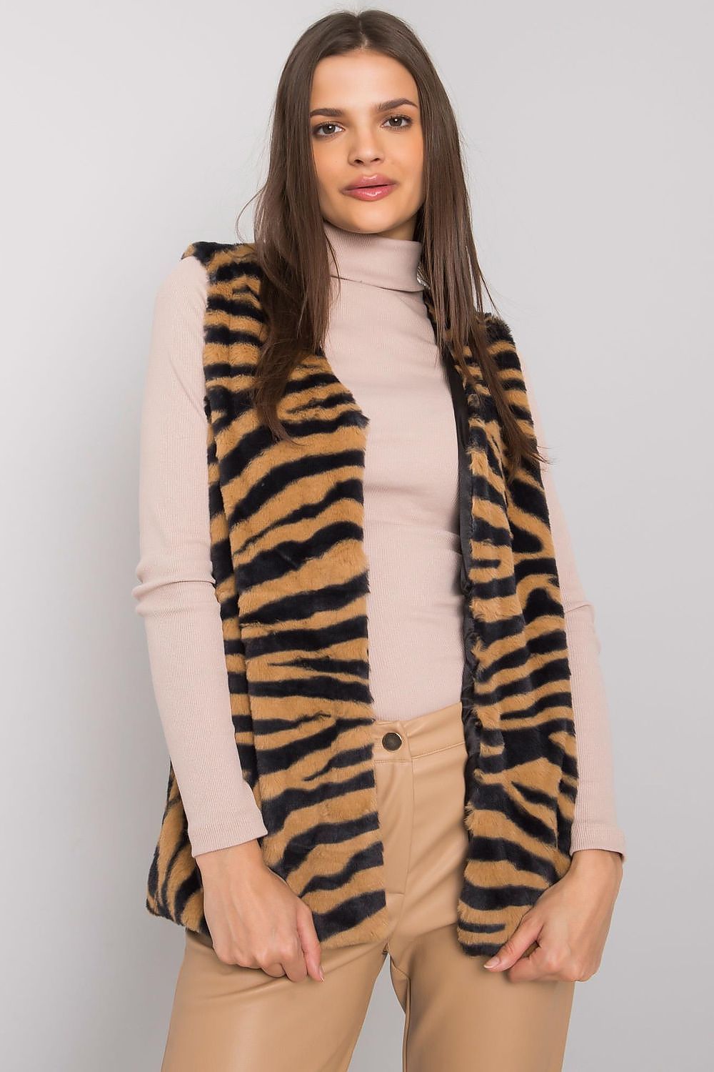   Kamizelka Model YP-KZ-LP-018-1.87P Beige - Yups 