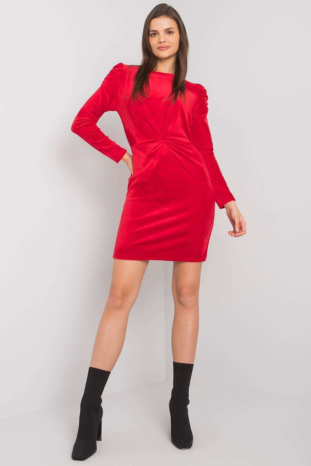  Sukienka Model WN-SK-H614.34X Red - Rue Paris 