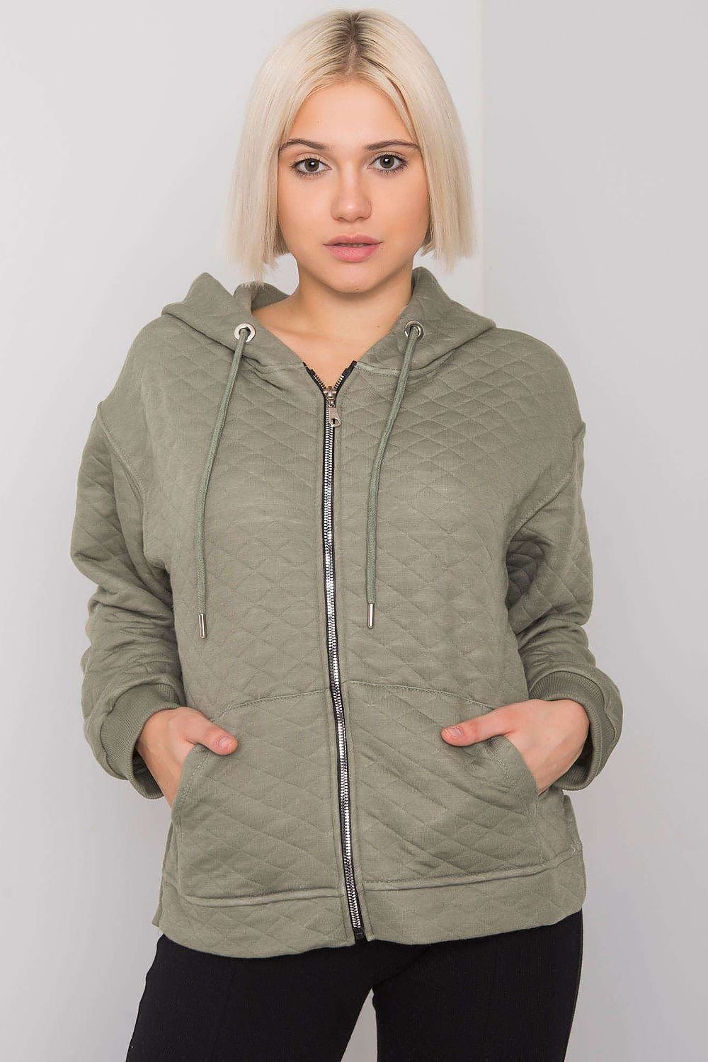   Bluza Damska Model RV-BL-7451.23 Khaki - BFG 