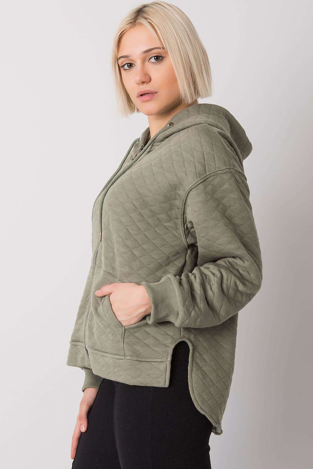   Bluza Damska Model RV-BL-7451.23 Khaki - BFG 