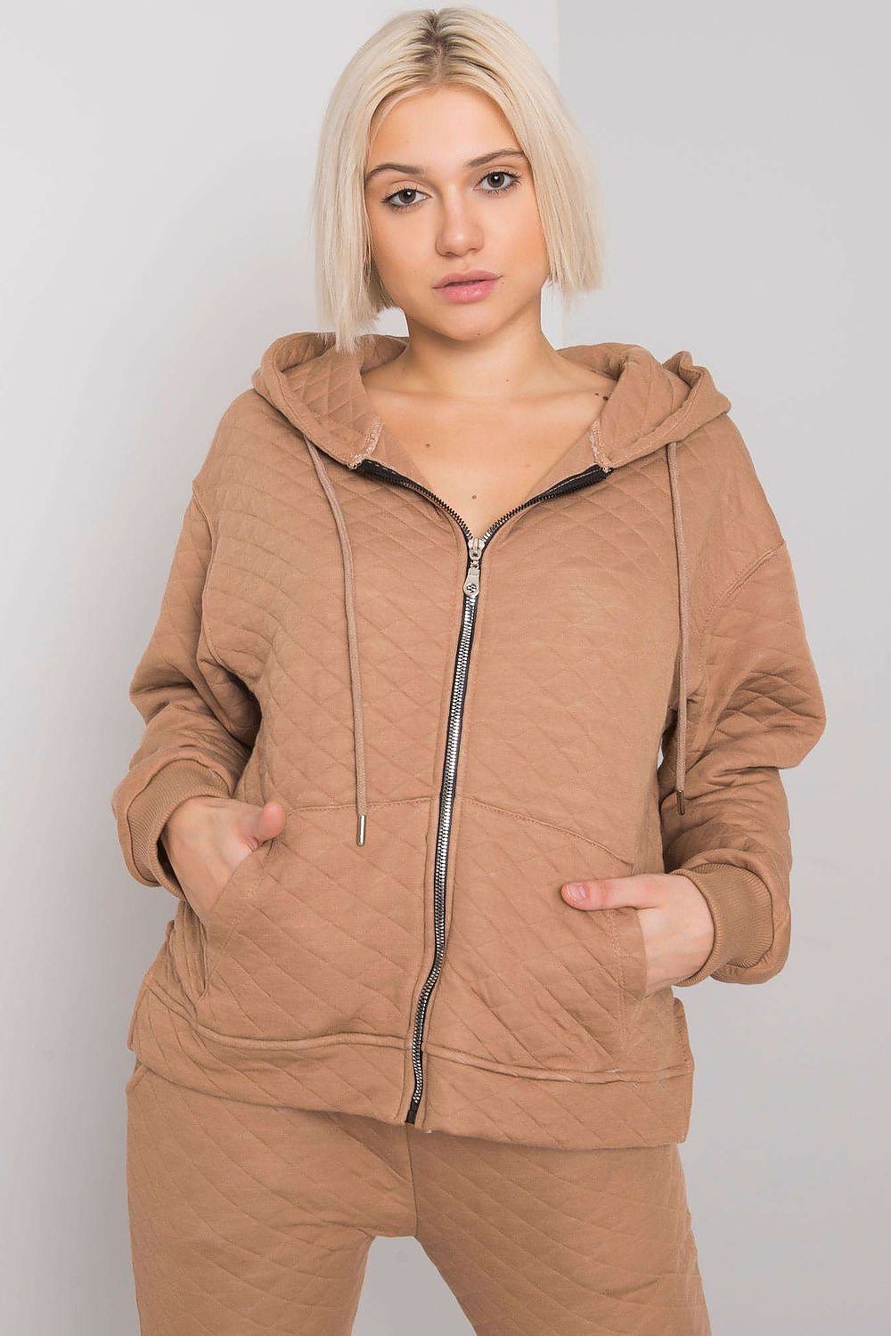   Bluza Damska Model RV-BL-7451.23 Camel - BFG 