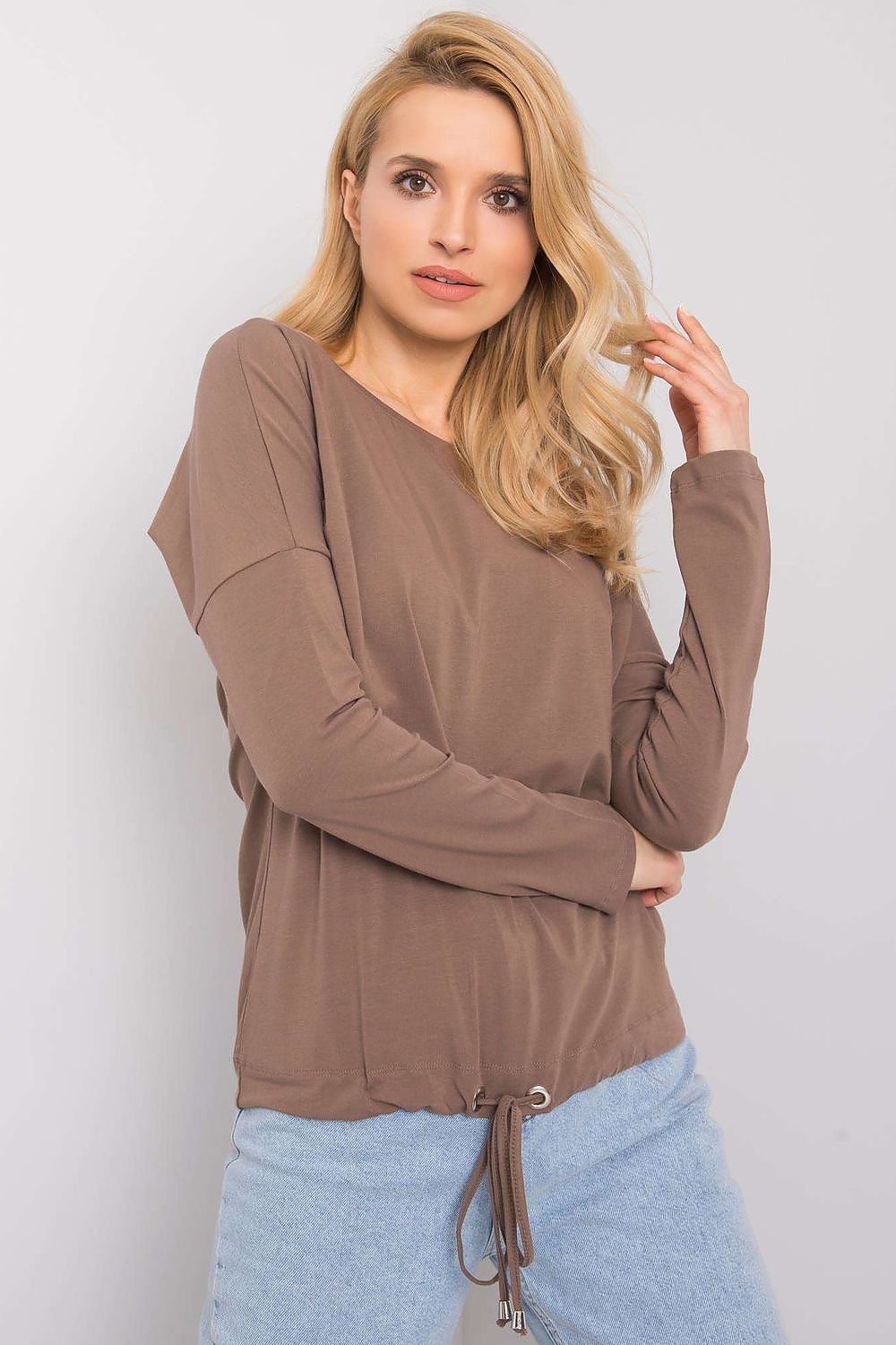   Bluzka model RV-BZ-5122.15P Brown - BFG 