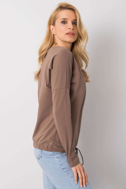   Bluzka model RV-BZ-5122.15P Brown - BFG 