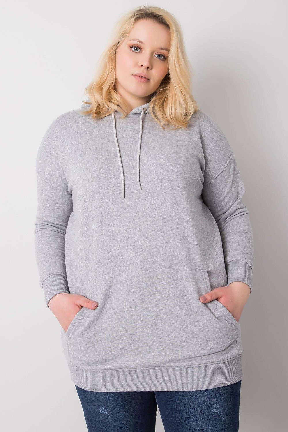   Bluza Damska Model RV-BL-6338.19X Grey - BFG 