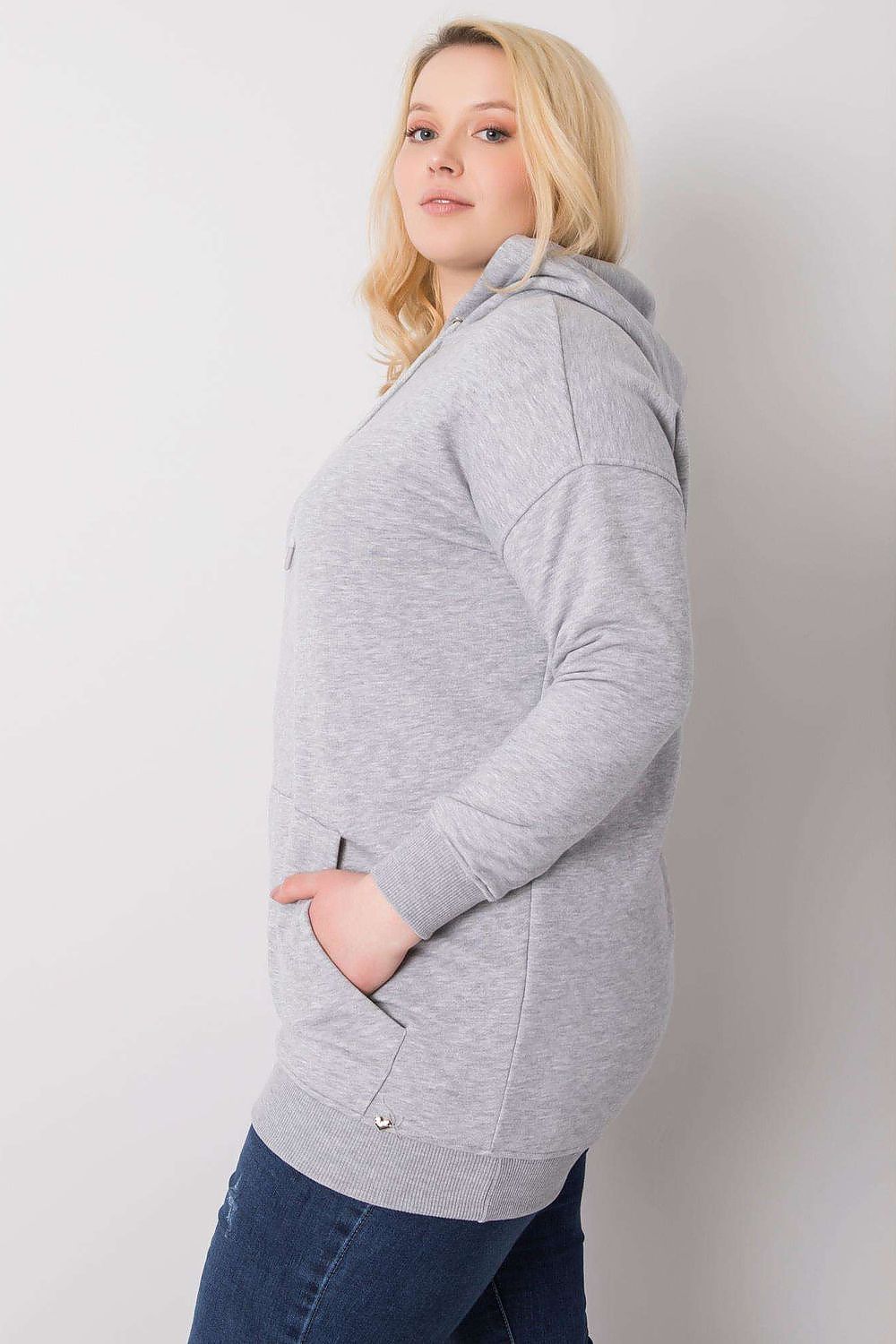   Bluza Damska Model RV-BL-6338.19X Grey - BFG 