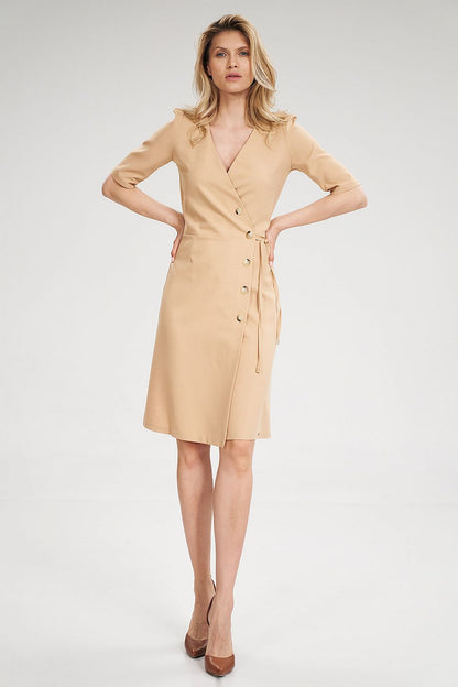  Sukienka Model M703 Beige - Figl 