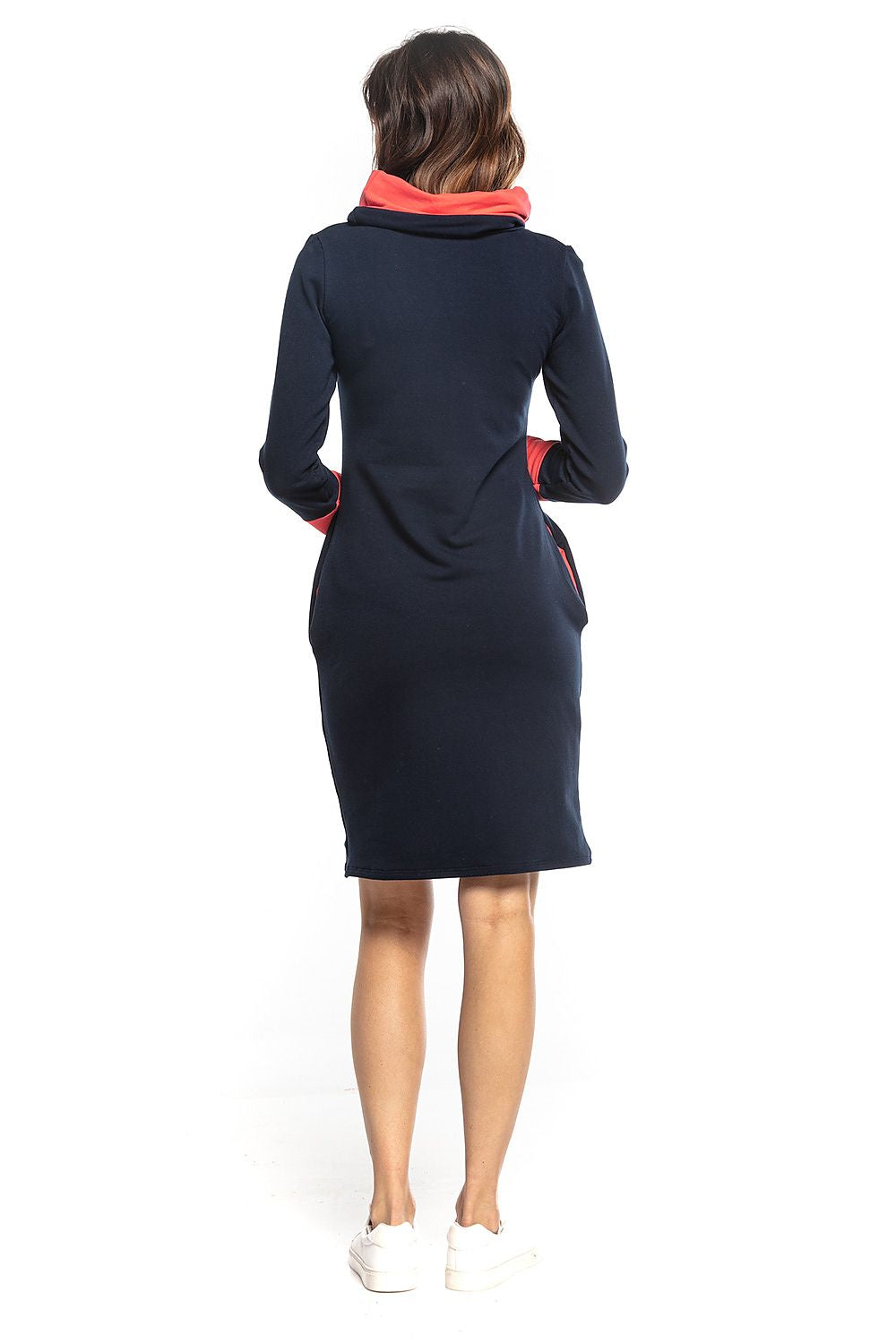  Sukienka Model T360/5 Navy/Coral - Tessita 