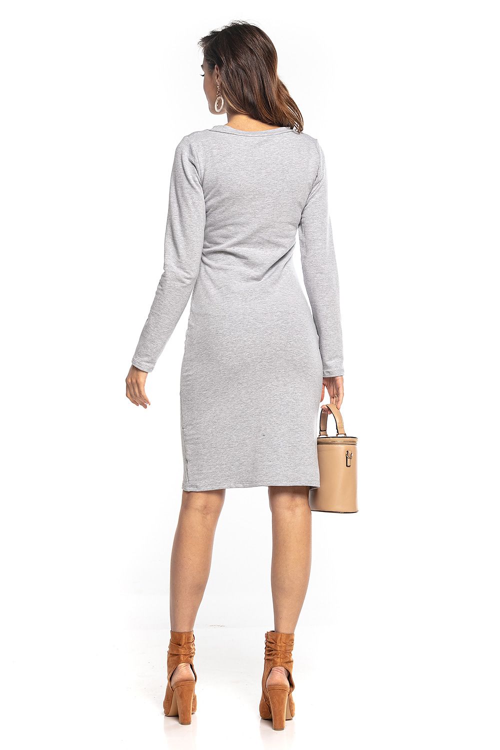  Sukienka Model T359/2 Light Grey - Tessita 
