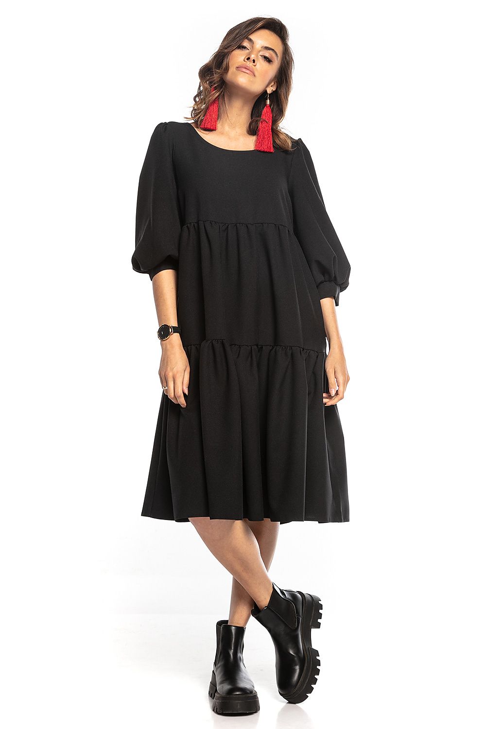 Sukienka Model T352/3 Black - Tessita 
