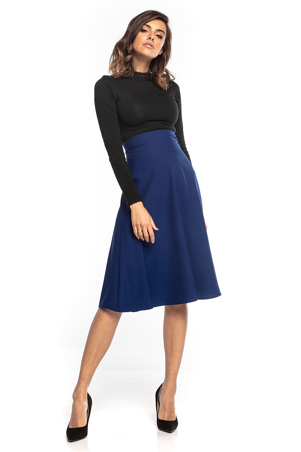  Spódnica Model T348/4 Navy - Tessita 