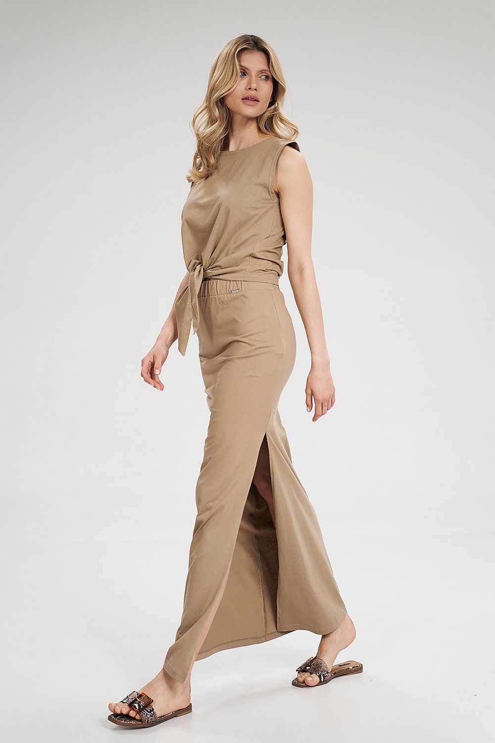  Spódnica Model M789 Beige - Figl 
