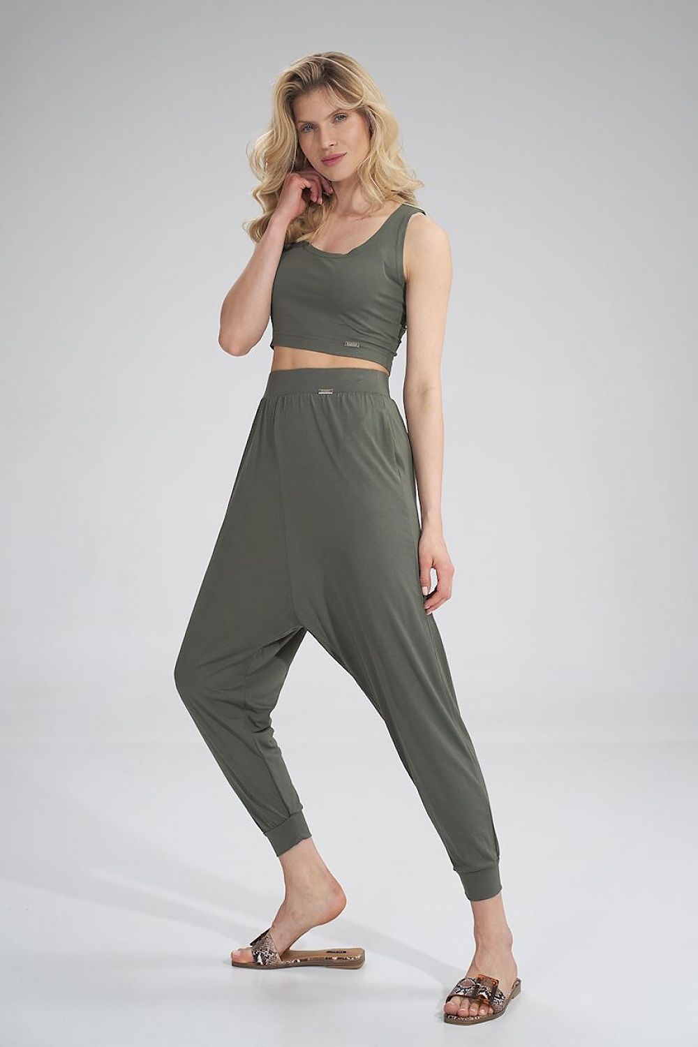  Koszulka Top Model M795 Olive - Figl 