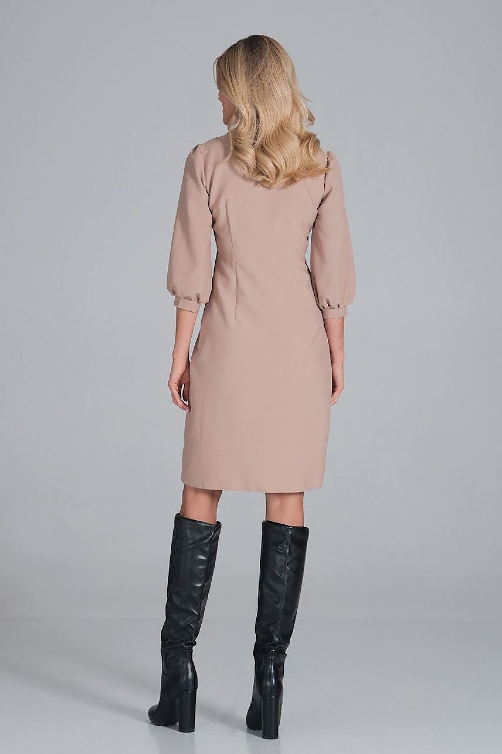  Sukienka Model M849 Beige - Figl 