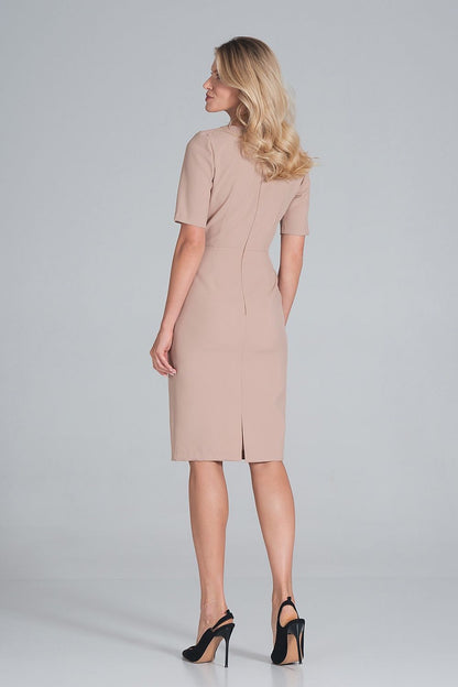  Sukienka Model M851 Beige - Figl 