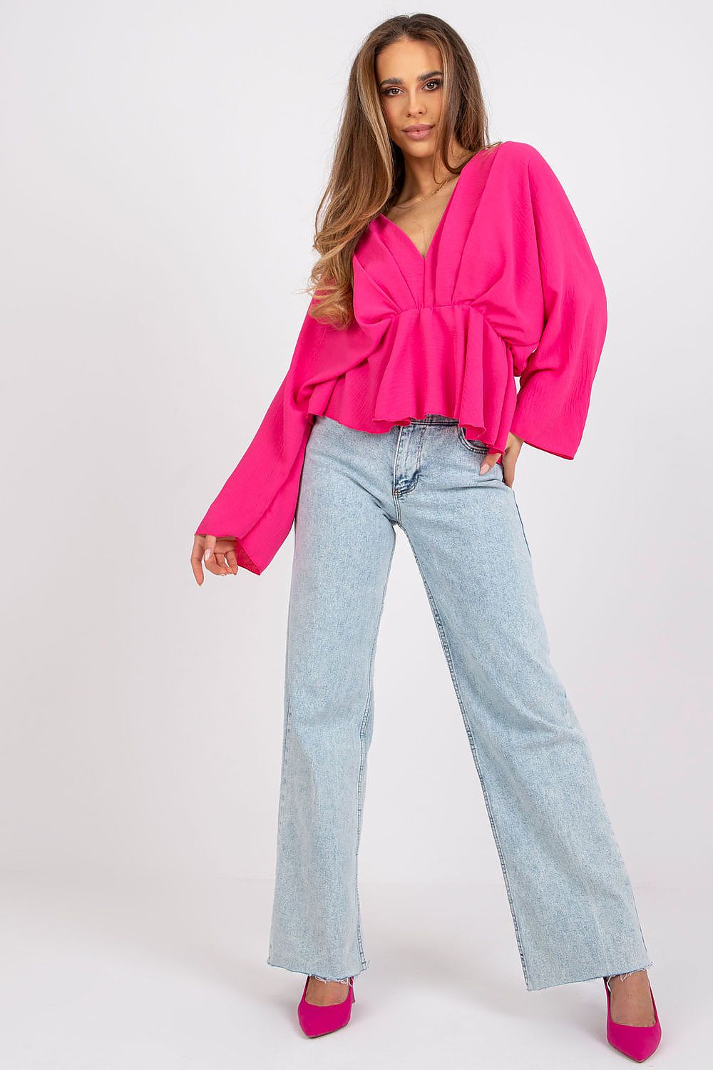   Bluzka Model DHJ-BZ-11979.67 Pink - Italy Moda 