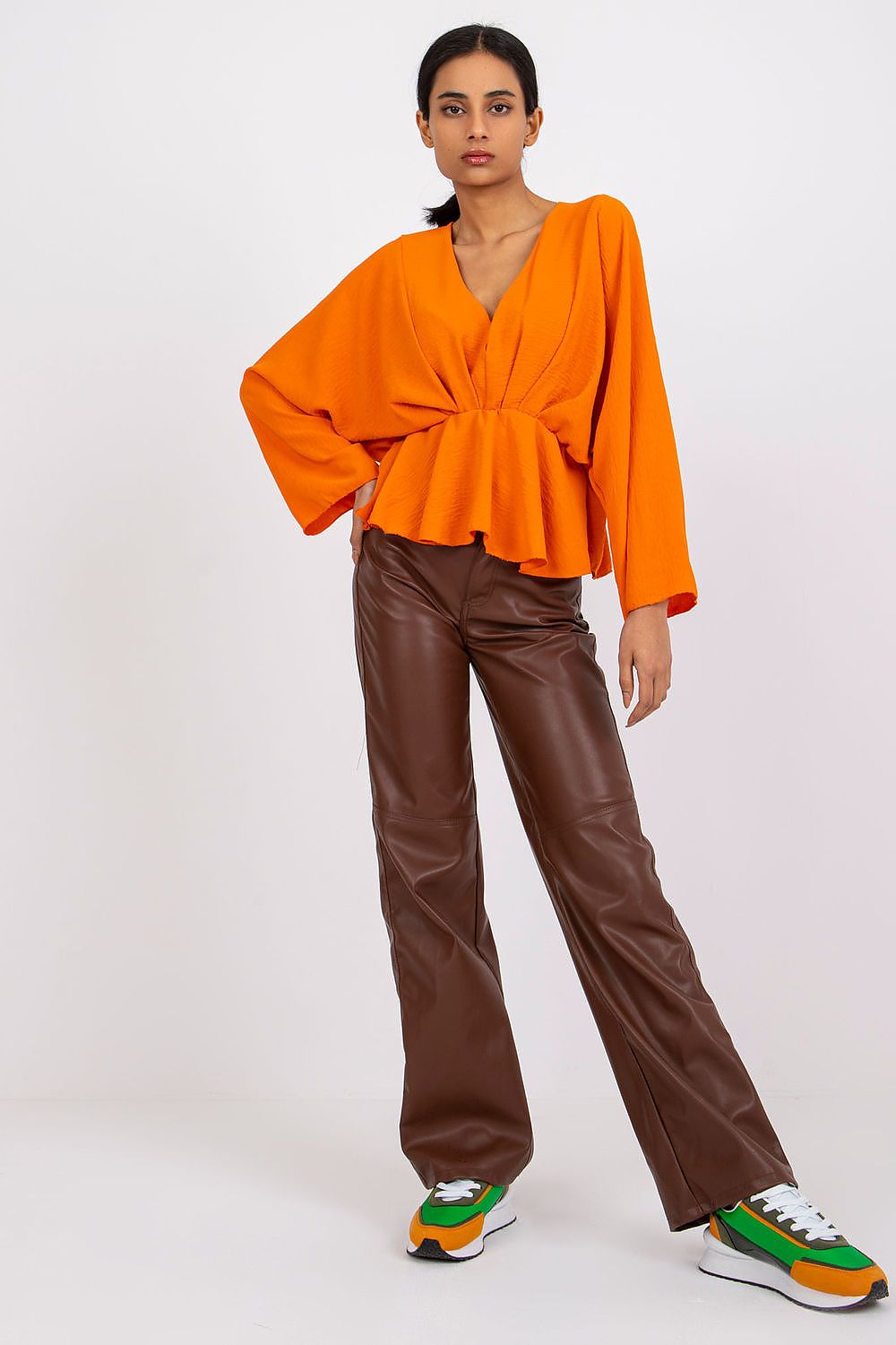   Bluzka Model DHJ-BZ-11979.67 Orange - Italy Moda 