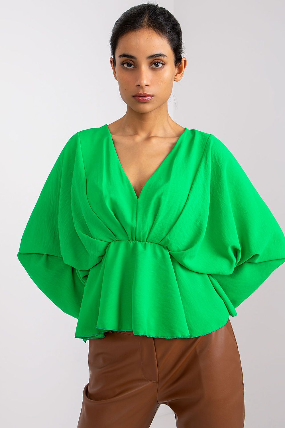   Bluzka Model DHJ-BZ-11979.67 Green - Italy Moda 