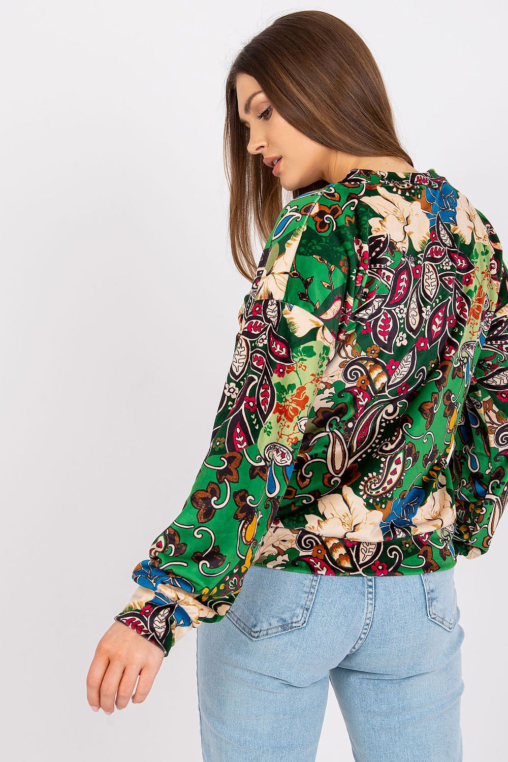   Bluzka Model DHJ-BZ-6033-2.46P Green - Italy Moda 
