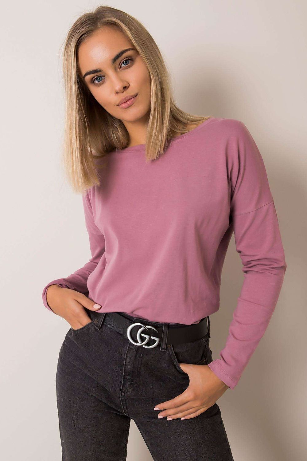   Bluzka Model RV-BZ-5890.10 Dark Pink - BFG 