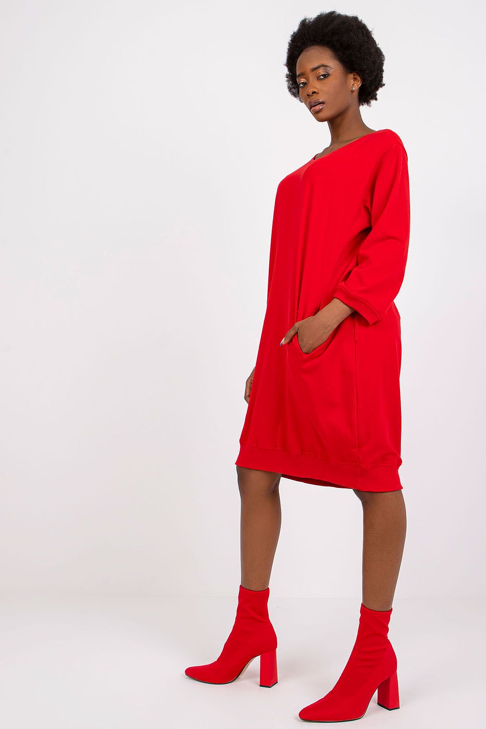  Sukienka Model RV-SK-6839.95 Red - Relevance 