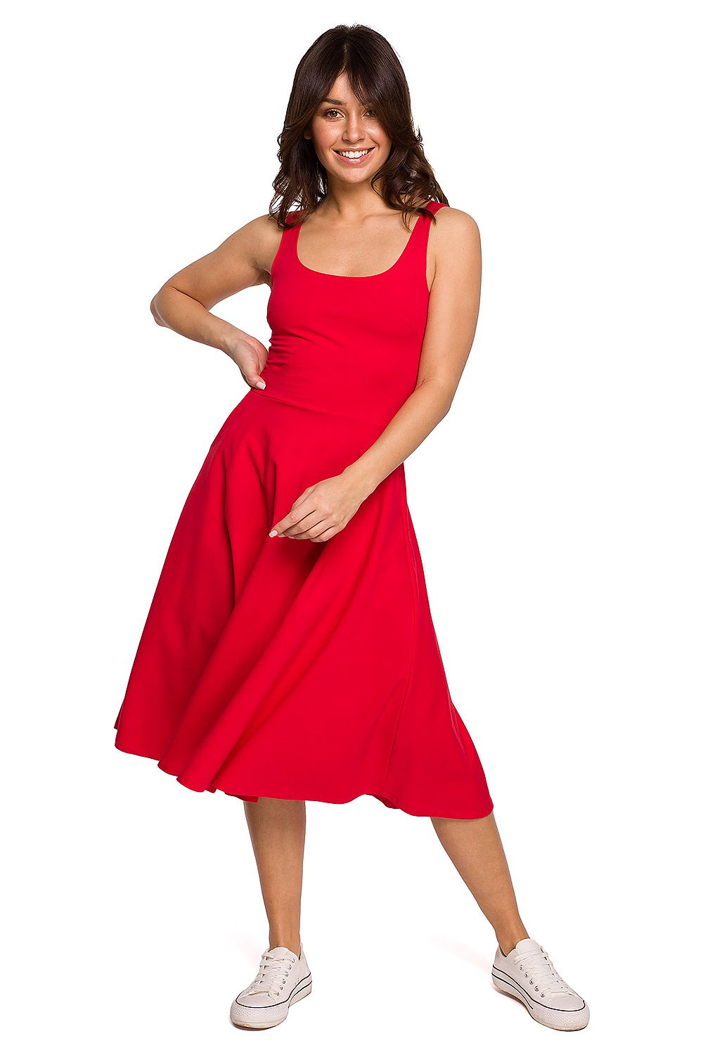  Sukienka Model B218 Red - BeWear 
