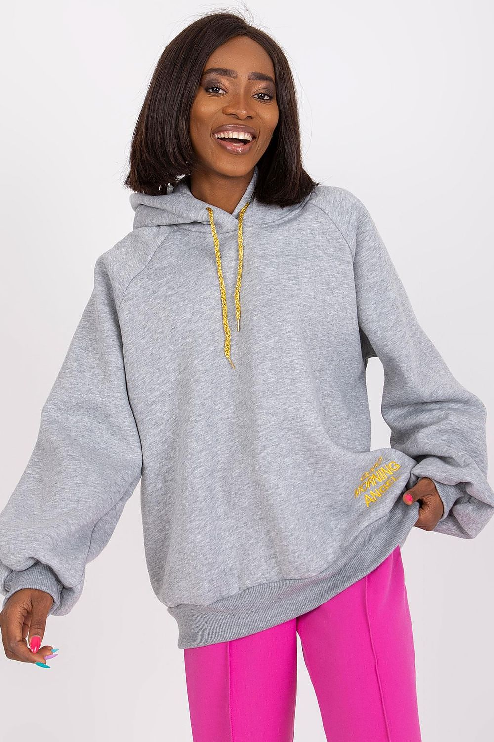   Bluza Damska Model EM-BL-407.06 Grey - Ex Moda 