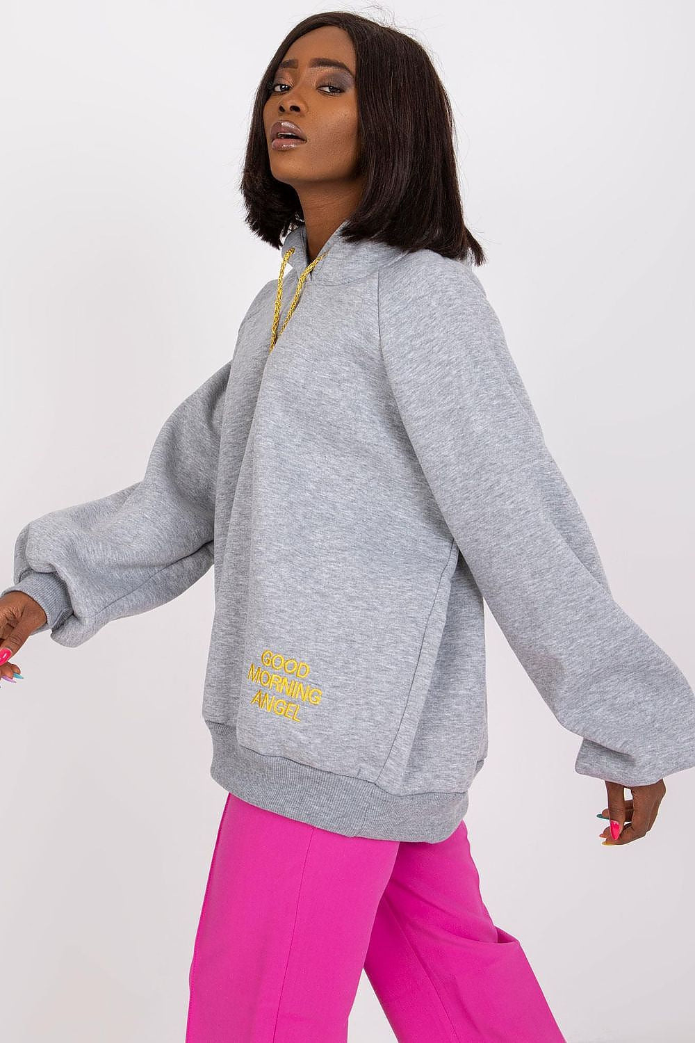   Bluza Damska Model EM-BL-407.06 Grey - Ex Moda 