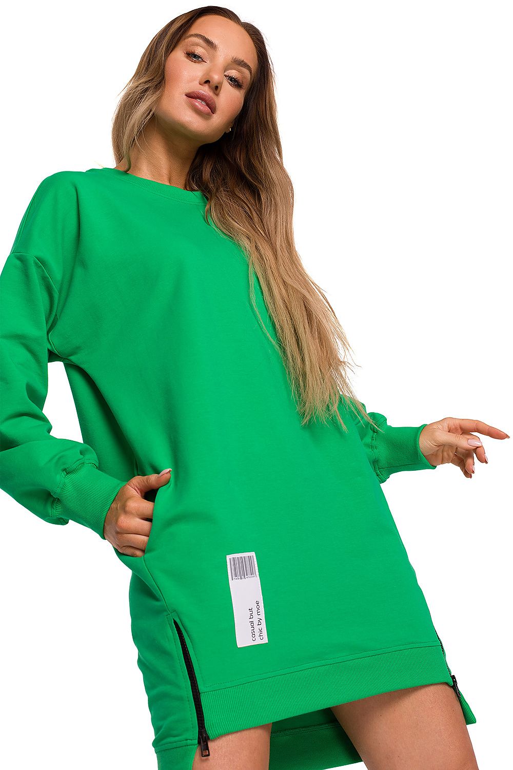  Sukienka Model MOE676 Green - Moe 