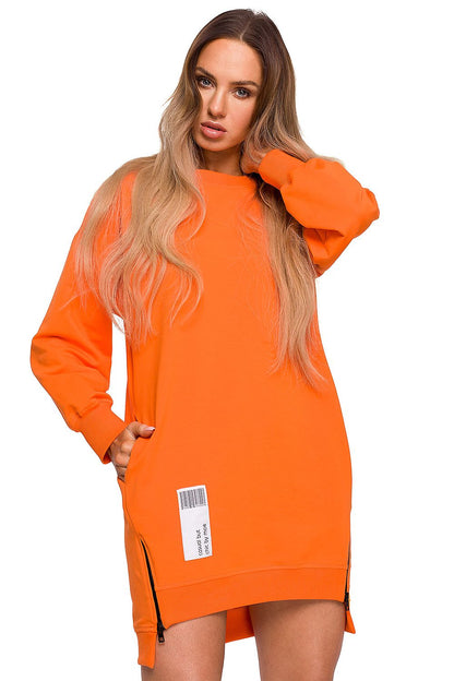  Sukienka Model MOE676 Orange - Moe 