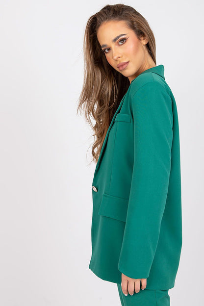   Marynarka Model DHJ-MA-15556.22X Green - Italy Moda 