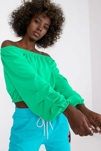   Bluzka Model DHJ-BZ-6816.57 Green - Italy Moda 