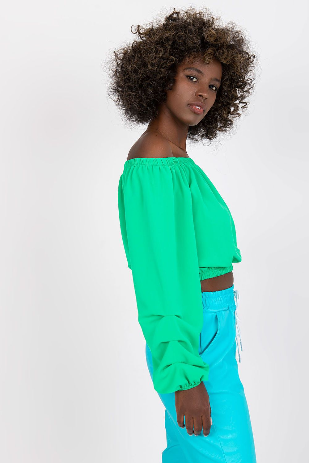   Bluzka Model DHJ-BZ-6816.57 Green - Italy Moda 