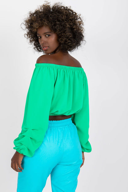   Bluzka Model DHJ-BZ-6816.57 Green - Italy Moda 