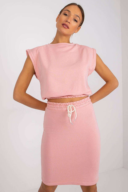  Spódnica Komplet Model EM-KMPL-N596.24X Light Pink - Ex Moda 