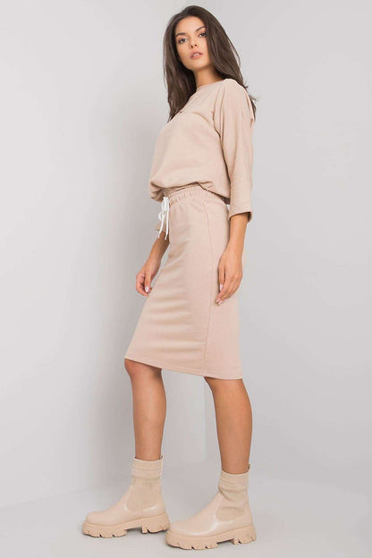  Spódnica Komplet Model EM-KMPL-621.21P Beige - Ex Moda 