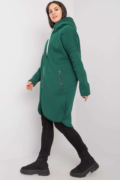   Bluza Damska Model RV-BL-5775.17X Dark Green - Relevance 