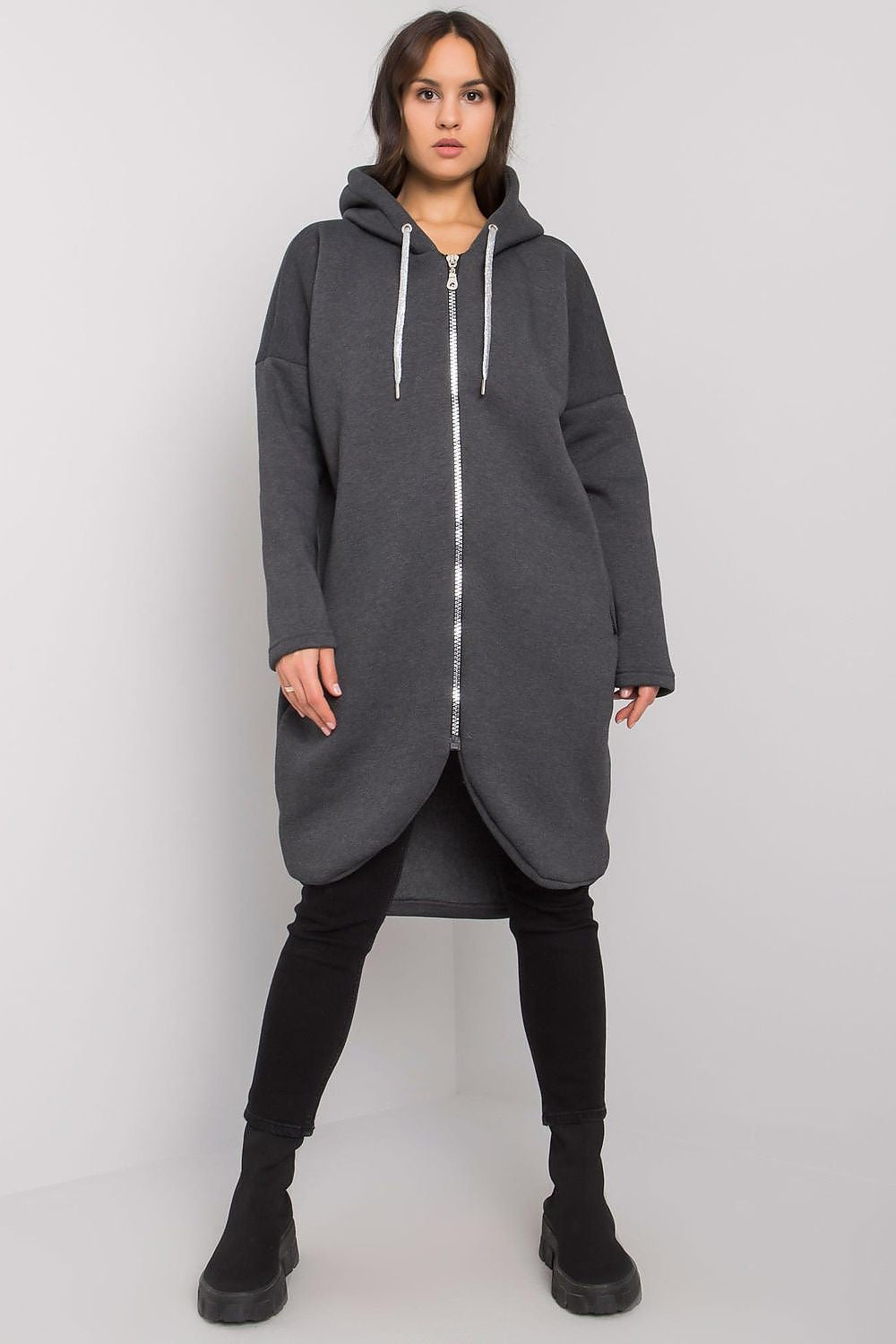   Bluza Damska Model RV-BL-5775.17X Grafit - Relevance 