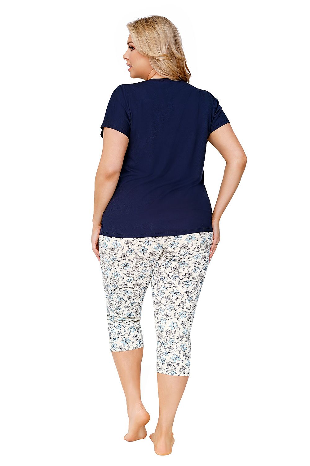  Piżama Damska Model Aria Plus Dark Blue - Donna 