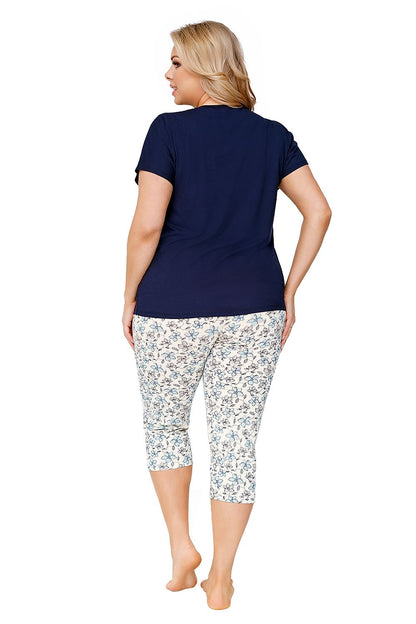  Piżama Damska Model Aria Plus Dark Blue - Donna 