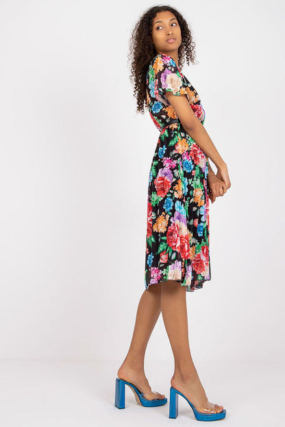  Sukienka Model DHJ-SK-13162.92 Black/Red - Italy Moda 