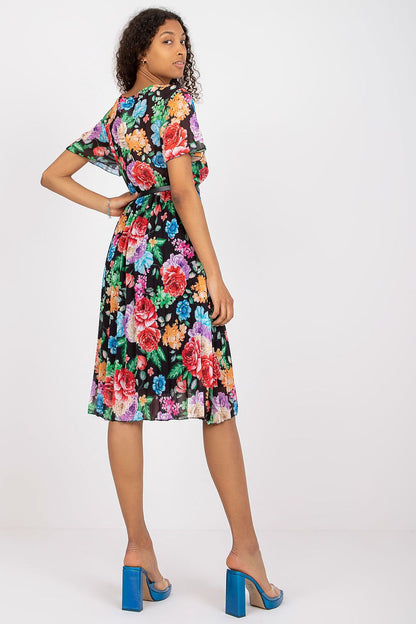  Sukienka Model DHJ-SK-13162.92 Black/Red - Italy Moda 