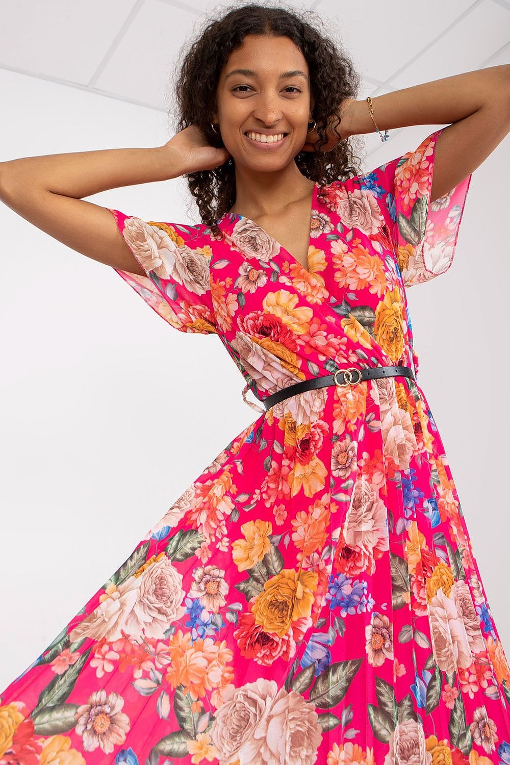  Sukienka Model DHJ-SK-13162.92 Pink - Italy Moda 