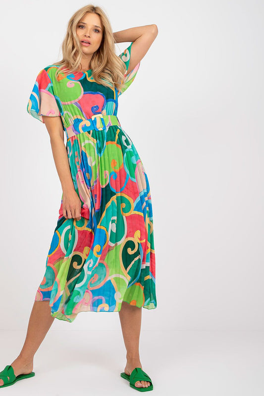  Sukienka Model DHJ-SK-13769.66P Green - Italy Moda 