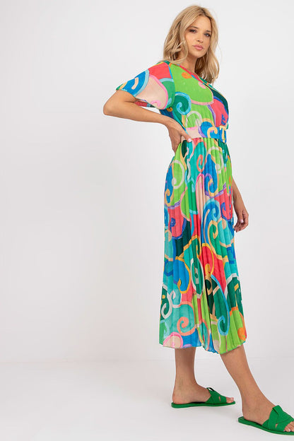 Sukienka Model DHJ-SK-13769.66P Green - Italy Moda 