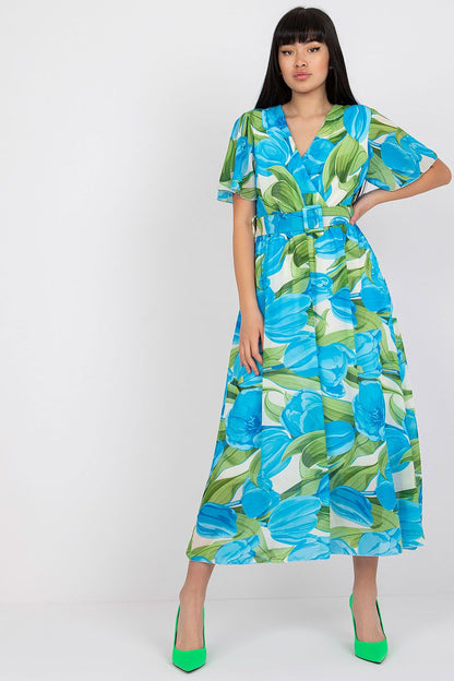  Sukienka Model DHJ-SK-15967.54P Blue - Italy Moda 