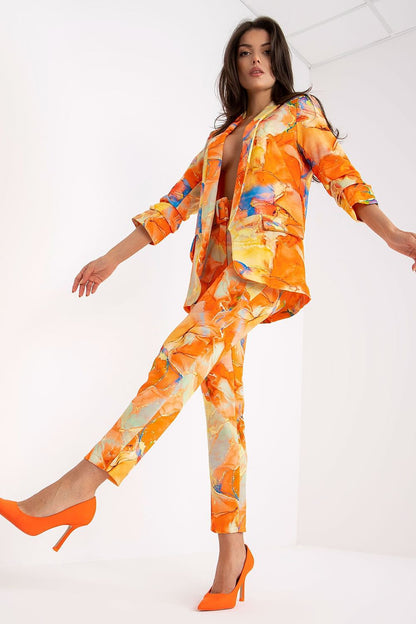   Marynarka Model DHJ-MA-7684A-1.22X Orange - Italy Moda 