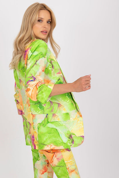   Marynarka Model DHJ-MA-7684A-1.22X Light Green - Italy Moda 